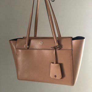 Tory Burch Robinson Small Leather Tote